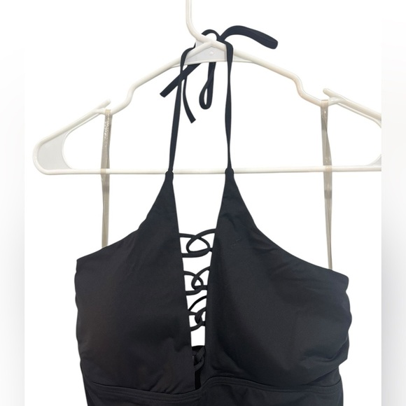 Athleta Halter Bathing Suit Dress Cover Up Athletic Dress Nylon Small - Picture 2 of 7